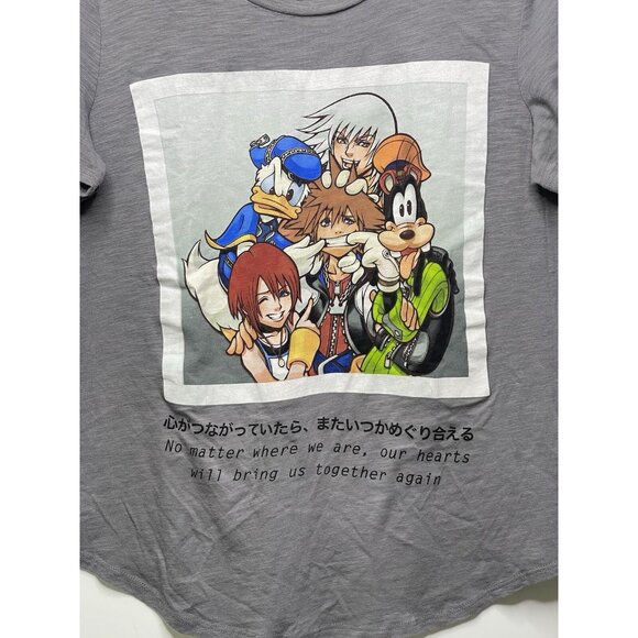 Kingdom Hearts Womens Disney Group Photograph Graphic T-Shirt  Size L - Picture 5 of 5